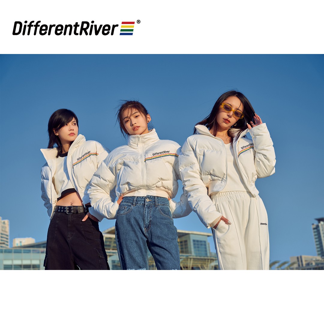 DifferentRiver冬季【派对】 主题款- 立领短款时尚辣妹羽绒服