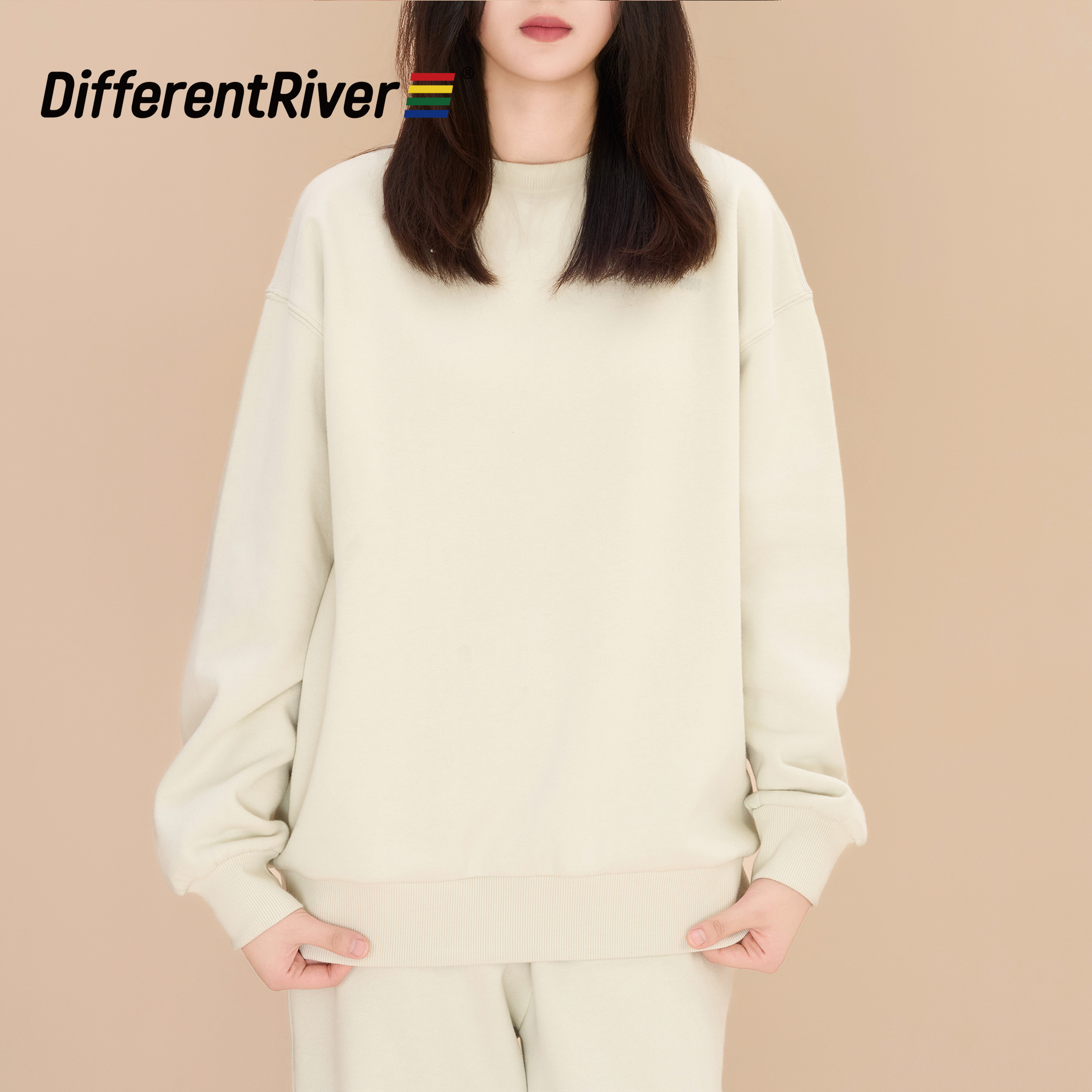 DifferentRiver2024秋冬【融】品牌款-简约休闲抓绒保暖套装
