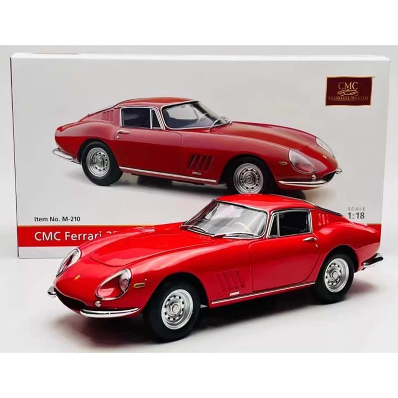 CMC 1:18 法拉利ferrari 275gtb/c红色合金汽车模型收藏礼品