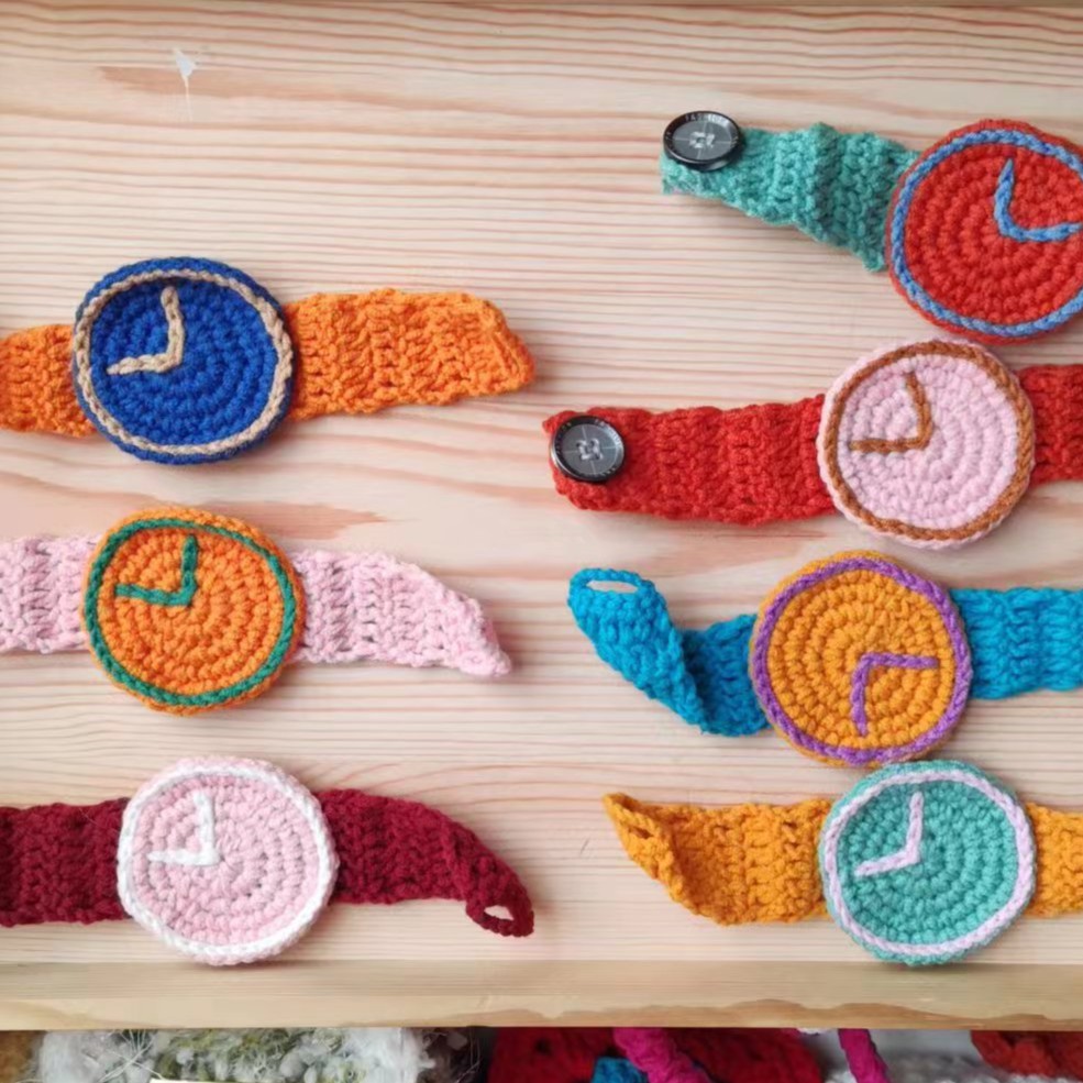 手工DIY创意钩织玩偶装饰成品