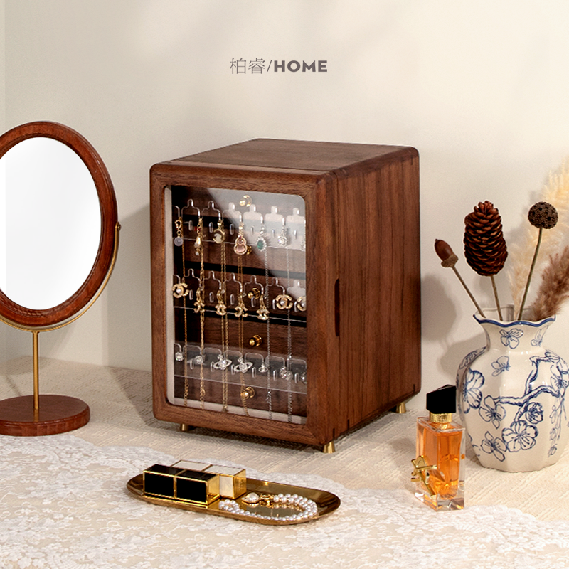 首饰盒/箱 【直播专属】高档轻奢防氧化首饰盒手链项链珠宝手镯收纳