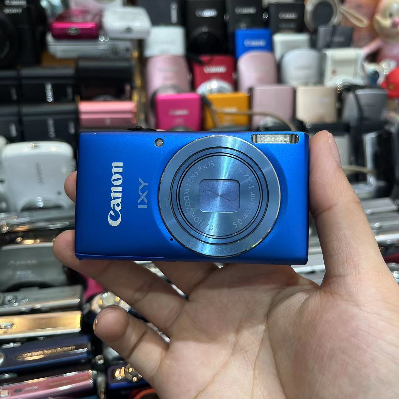 留下数码 佳X能IXY90F(IXUS132)数码相机 配件齐全