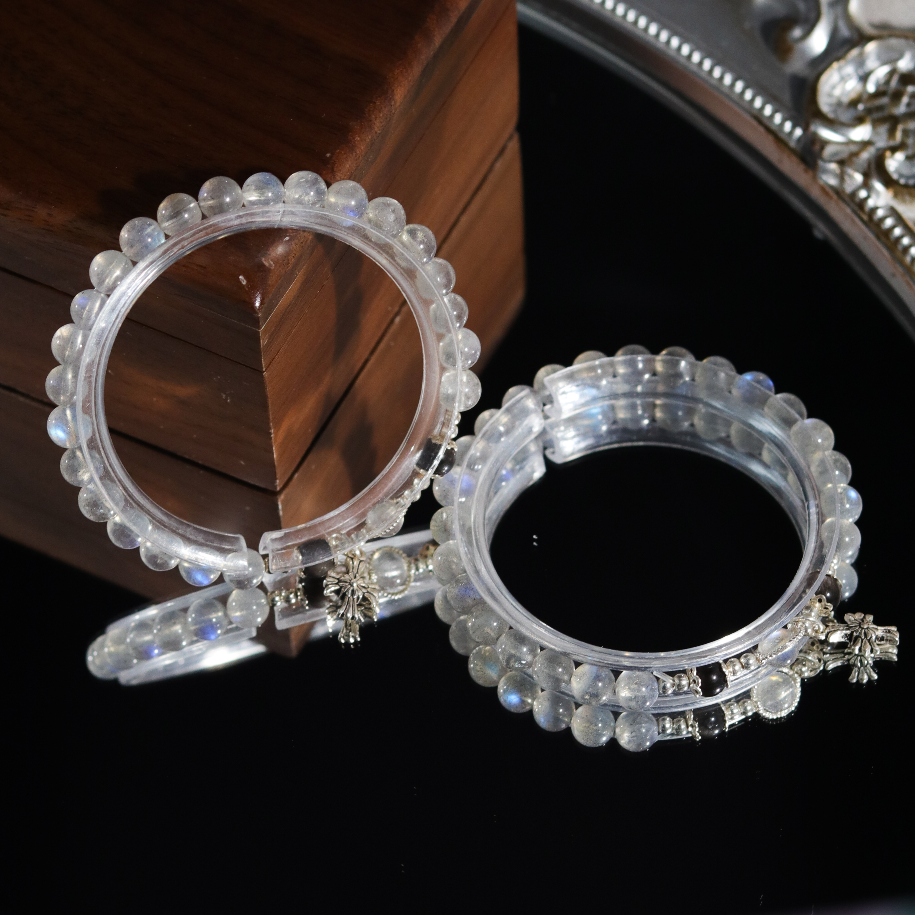 灰月光手链 Q95 多样性发颜色微差 发货件数一