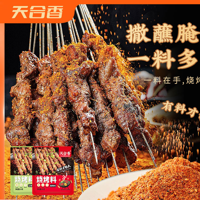 天合香 烧烤料 孜然粉烧烤调料烤肉蘸料撒料 美味