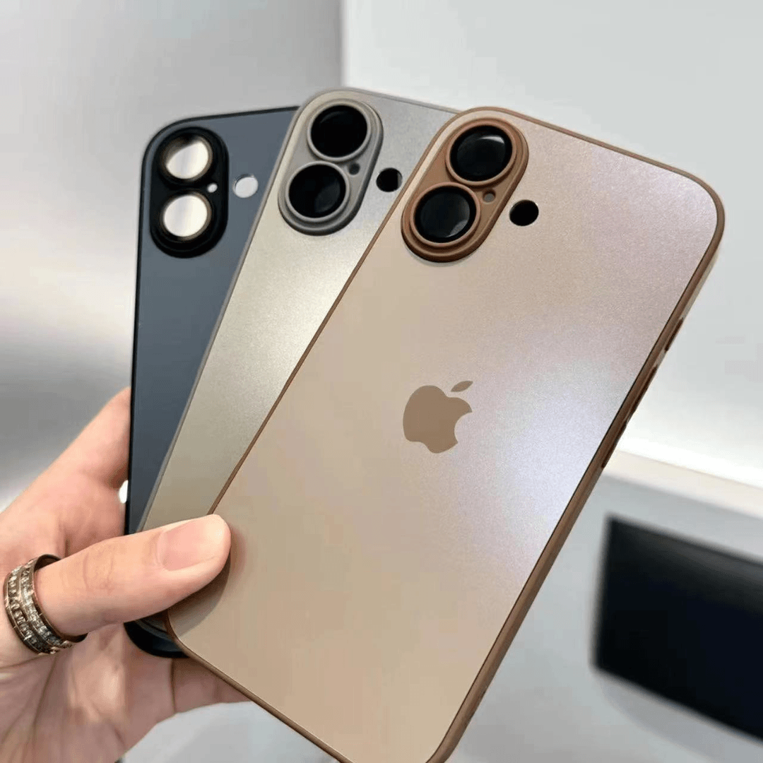 适用于苹果16/15/14/13/12护镜AG微磨砂流光iphone16promax手机壳