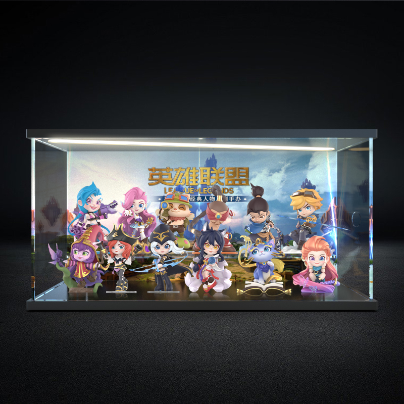 POPMART泡泡玛特 英雄联盟经典人物系列手办盲盒潮流场景展示盒