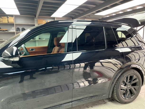 适用于理想L8车窗饰条亮条黑化改装黑耀黑武士装饰汽车配件