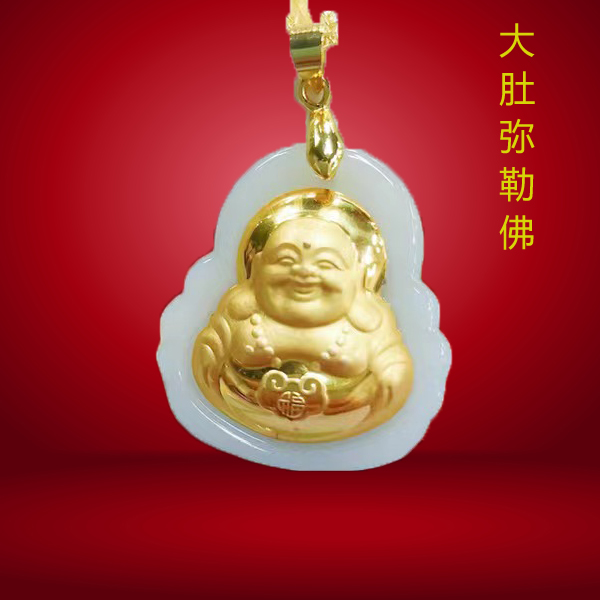 【含足金999】镶嵌气质佛公百搭项链吊坠 【一物一证+赠链 】