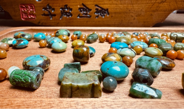 各类天然石材串珠-用于手工DIY整条散珠配件