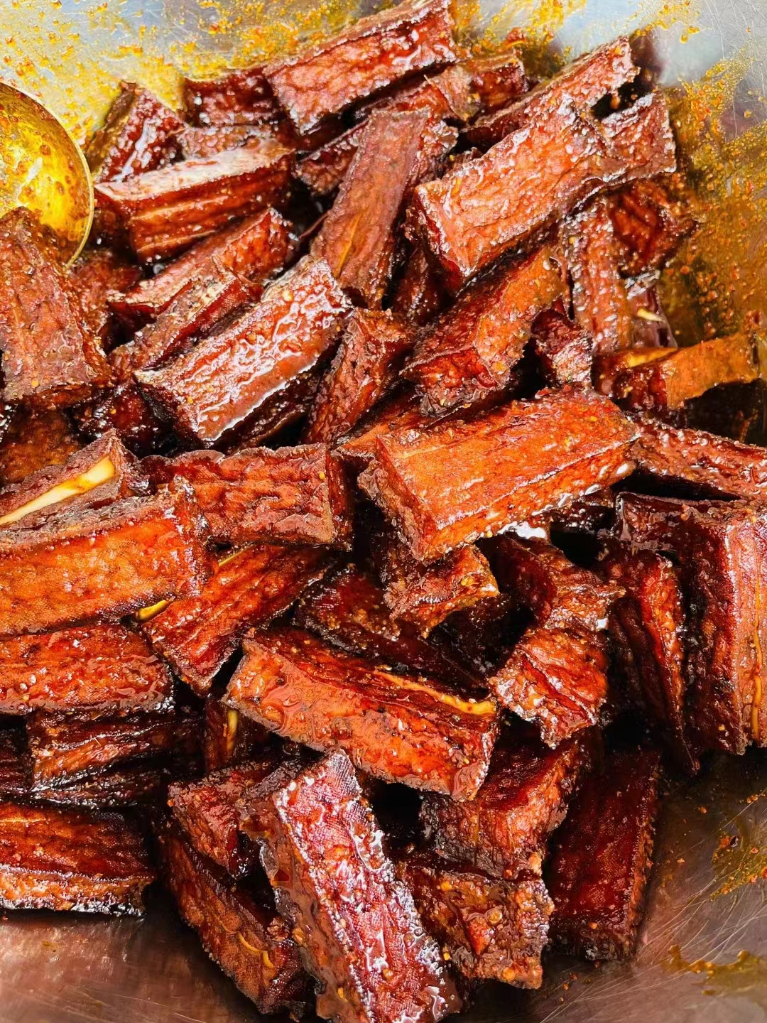 湖南特产卤味武冈卤菜曾记三立人精品卤香干开袋食用