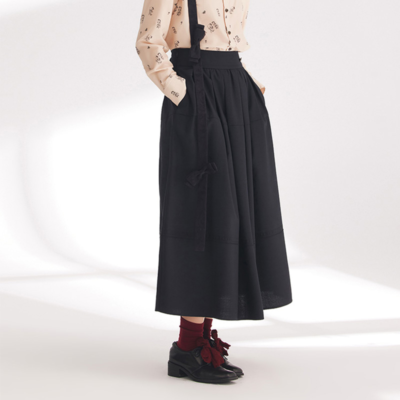 D-HARRY/迪哈利春气质时尚新中式复古半身裙DH241M96988D