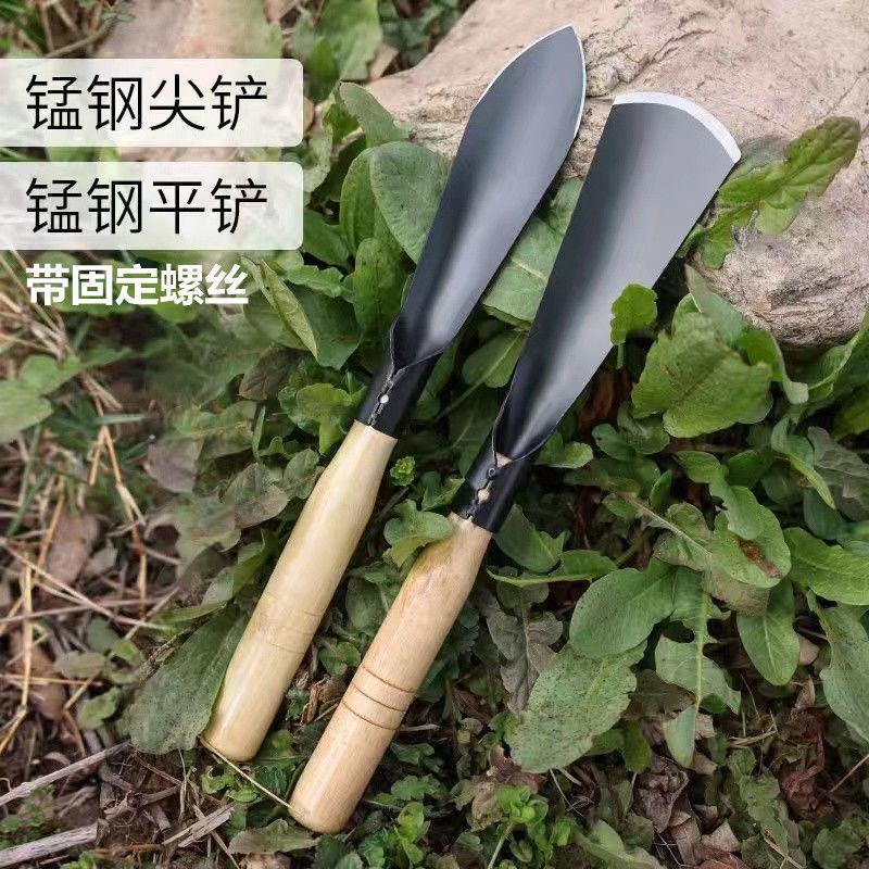 【厂家直销】园艺铲挖野菜挖蒲公英铲子工具锰钢小铲子种菜挖土赶