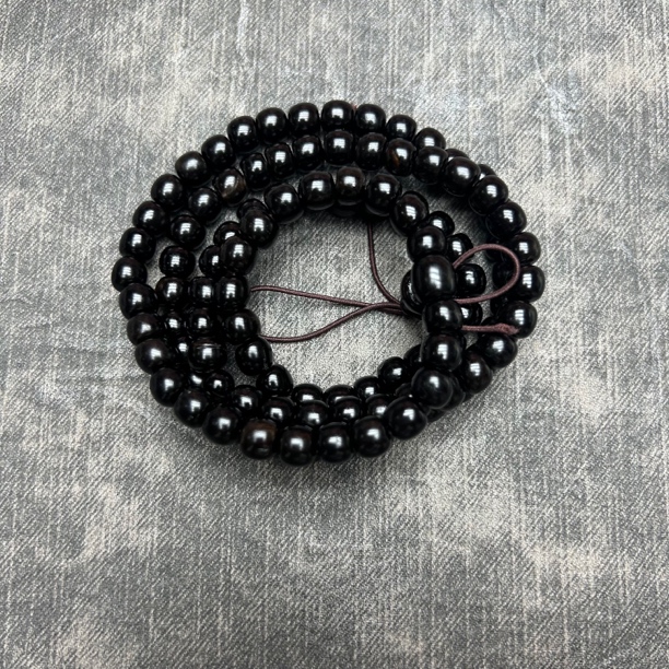 橄榄核可可多圈手串8mm