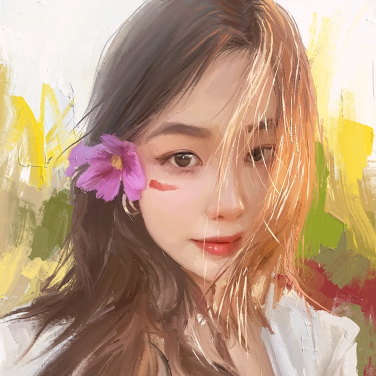 油画人像定制肖像画照片手绘画女友画像素描真人油画