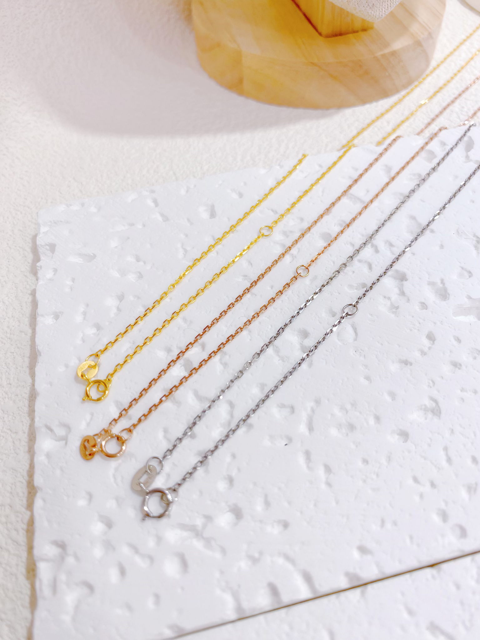 【官方质检】18k金十字卡家项链【多样性发一条】48小时鉴赏期