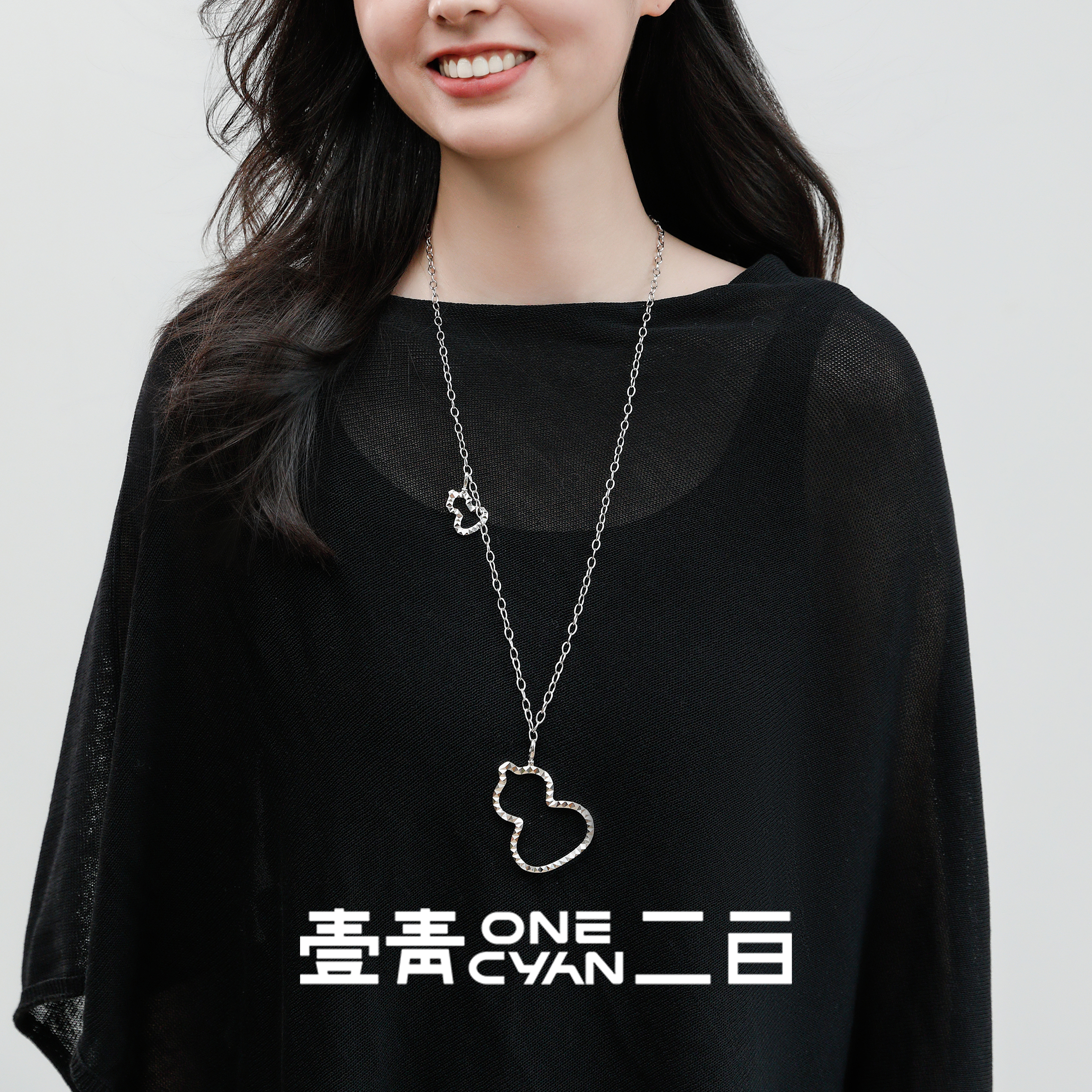 坠链均925银 《溯福》纯银小众大葫芦长项链吊坠新年项链