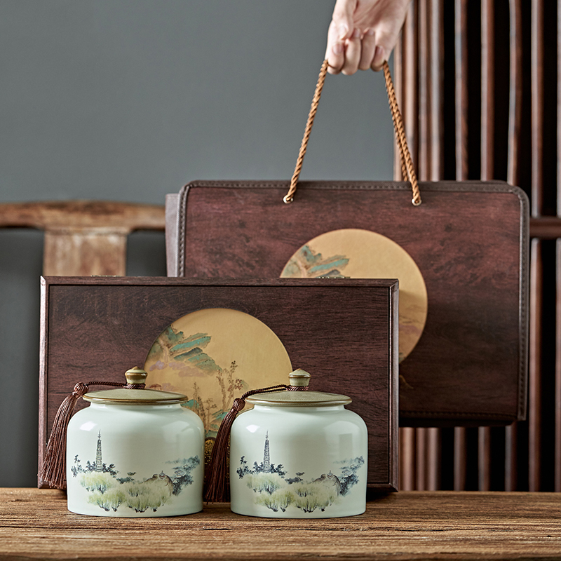 须尽欢正山小种茶叶礼盒装浓香型武夷山红茶500g礼盒装送礼长辈