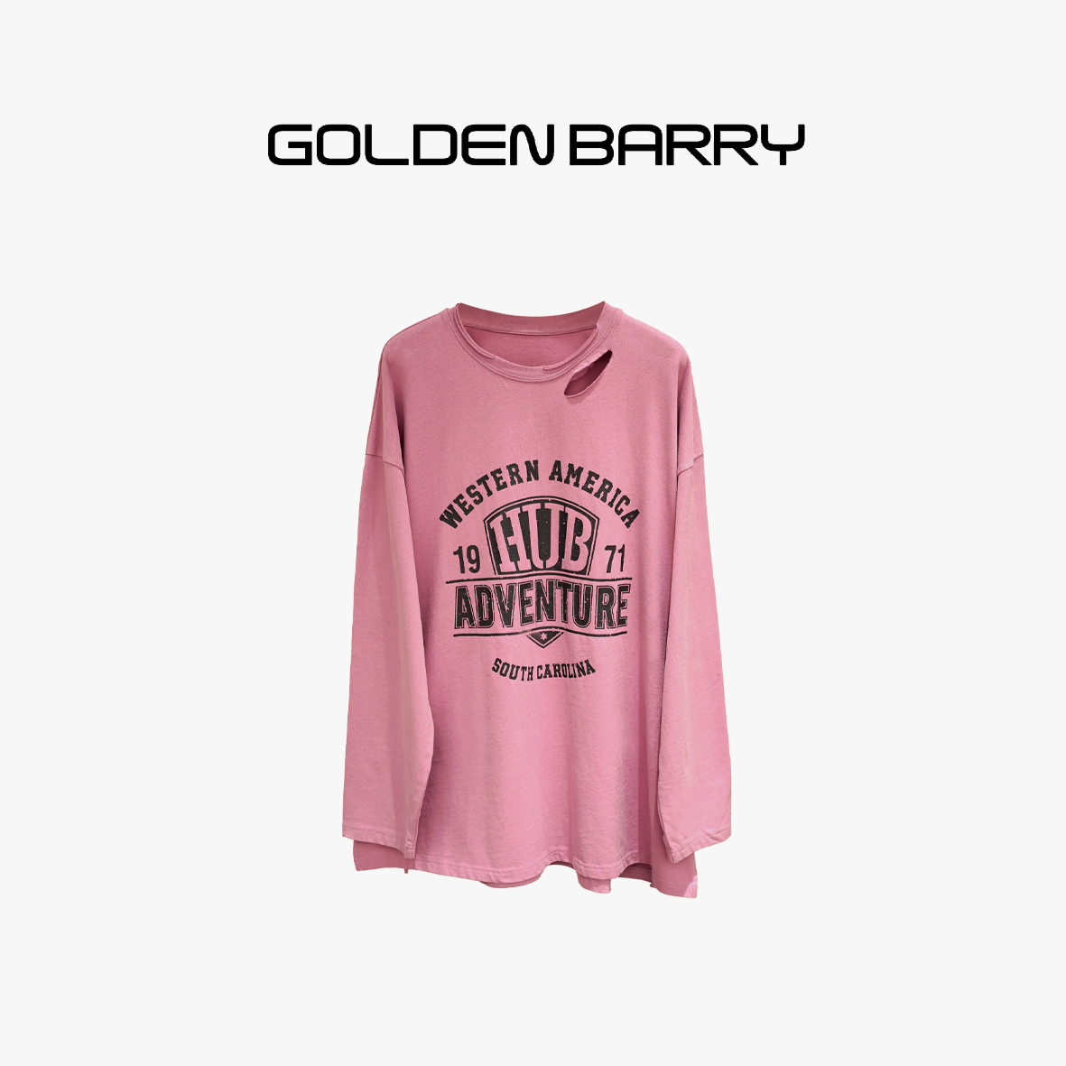 GOLDENBARRY|202410  时尚卫衣运动长袖休闲潮流印花