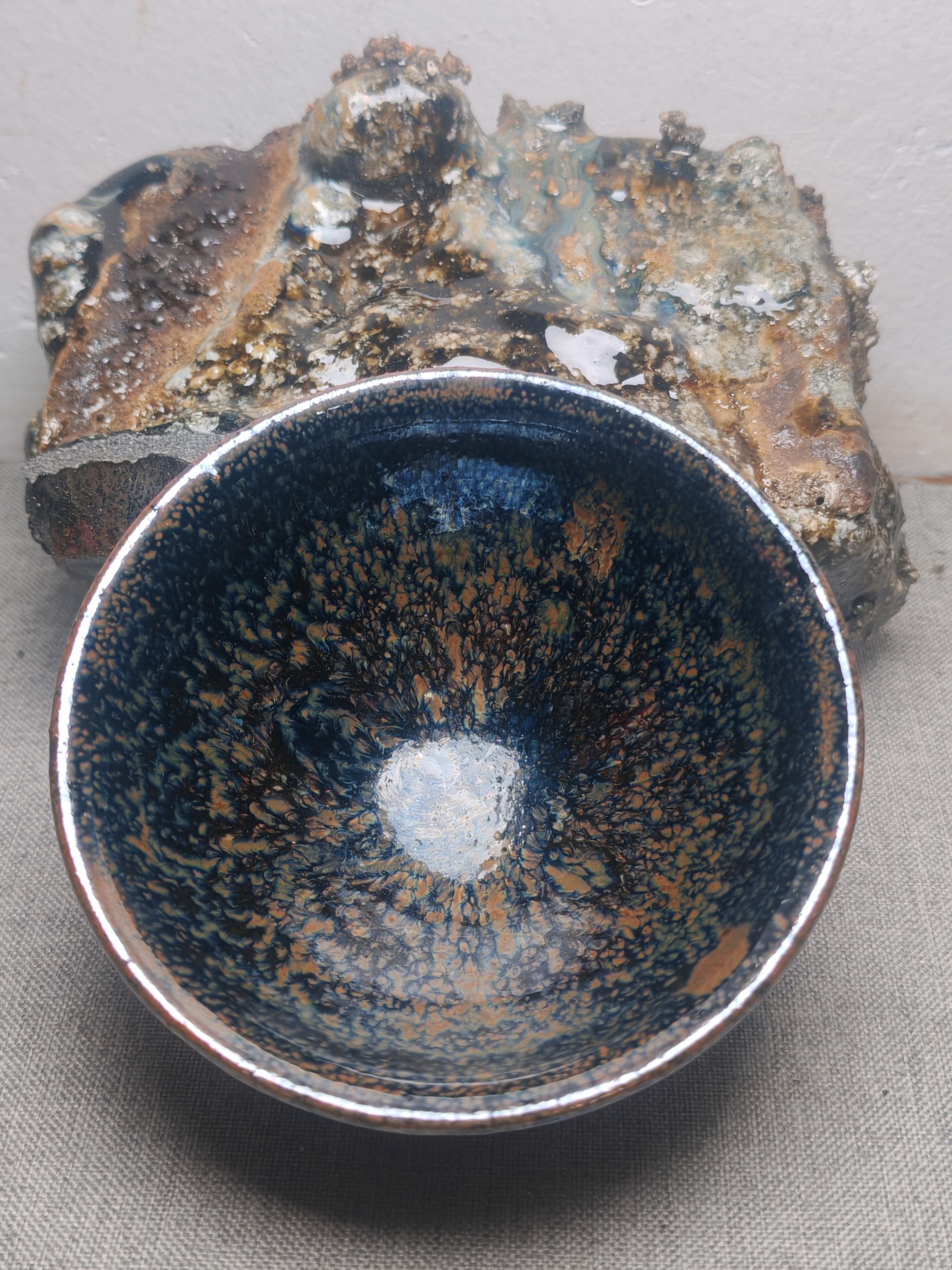 落灰烧窑柴烧盏茶杯主人杯通用链接