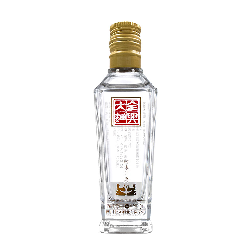 00大曲zf小酒版浓香型52度100ml52度100ml52度100ml
