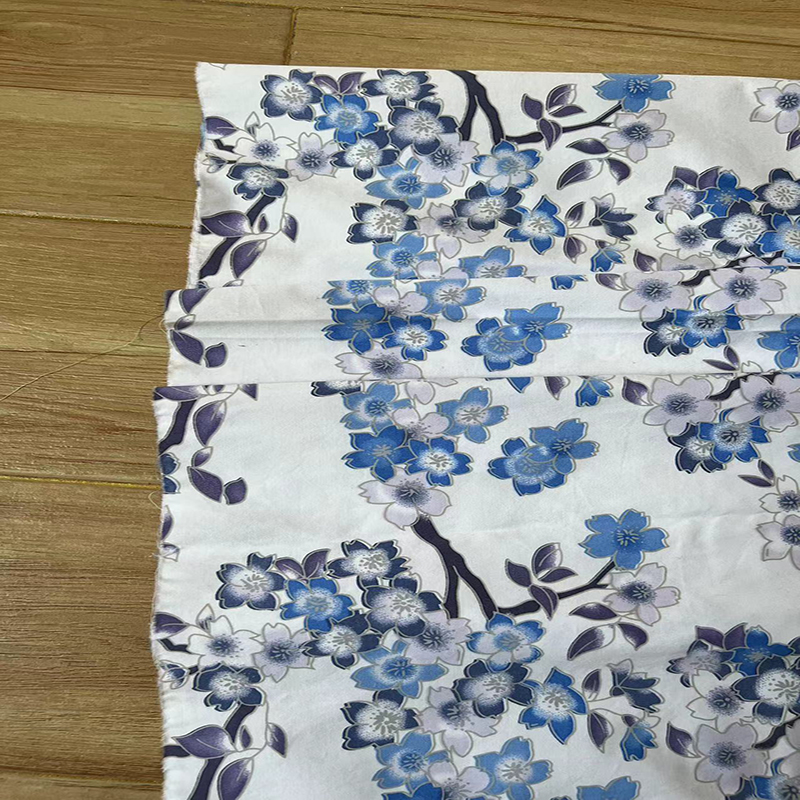 1.45米宽中国风梅花纯棉布料服装设计师定制面料旗袍套装手工diy