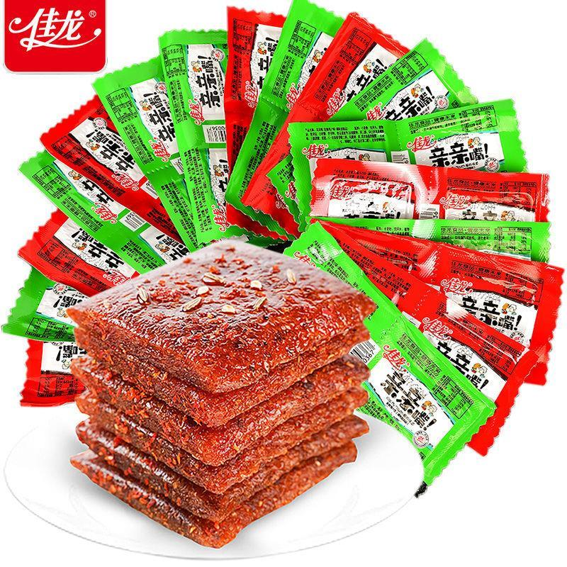 亲亲嘴辣条亲嘴烧辣片网红爆款辣条大礼包大刀肉【新店福利】