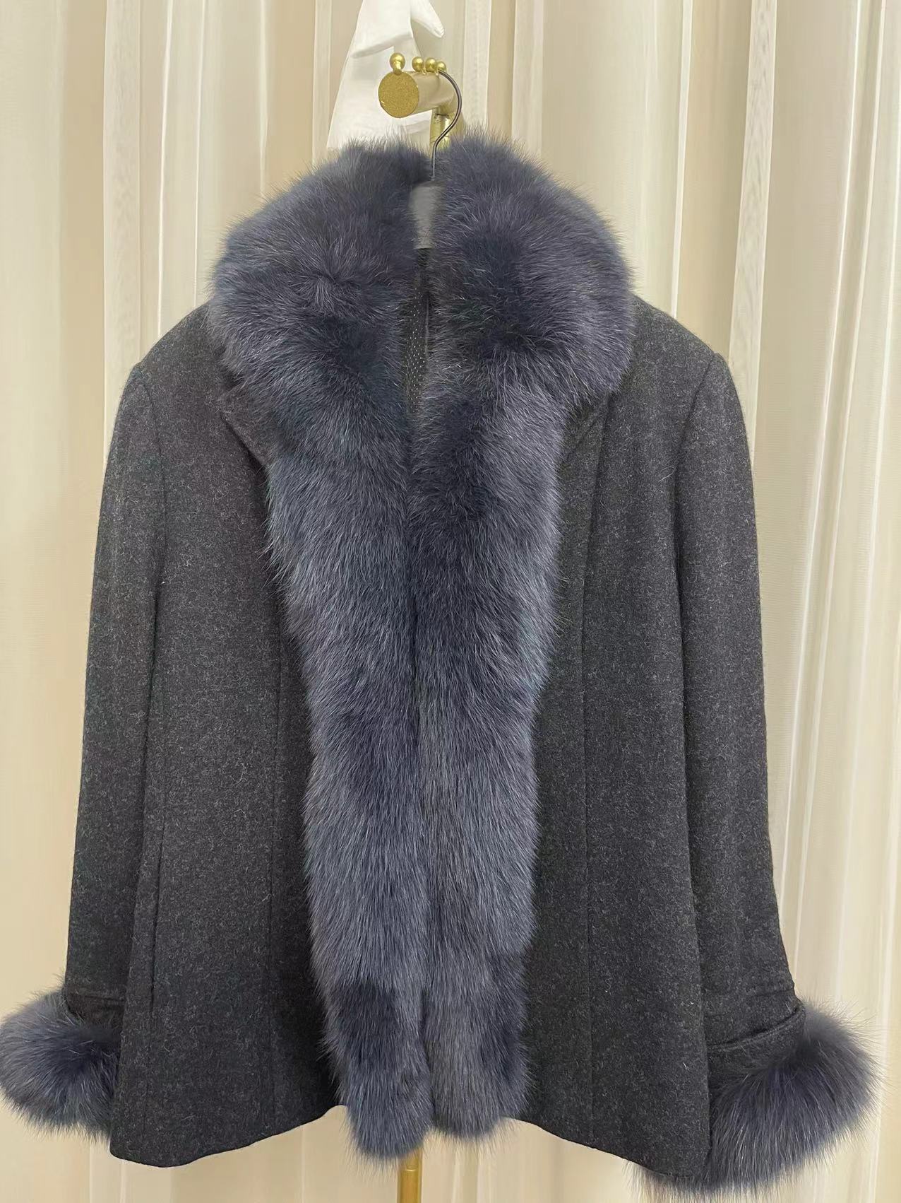 中古秋冬毛料西装