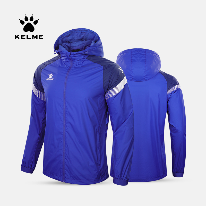 KELME卡尔美春秋户外运动风衣防风雨衣训练外套薄休闲jq