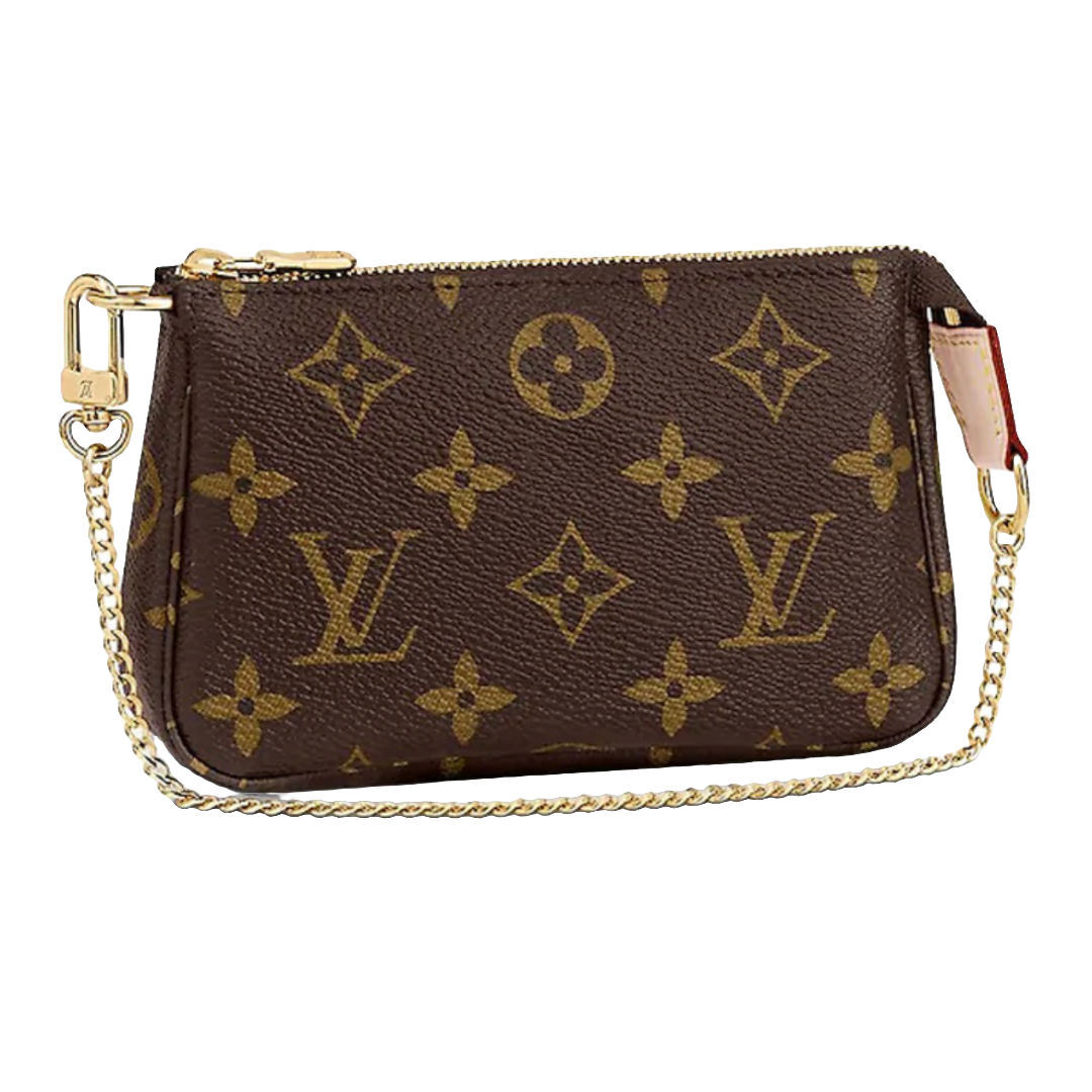 99新 LouisVuitton/路易威登   老花小麻将手拿包（甄选）