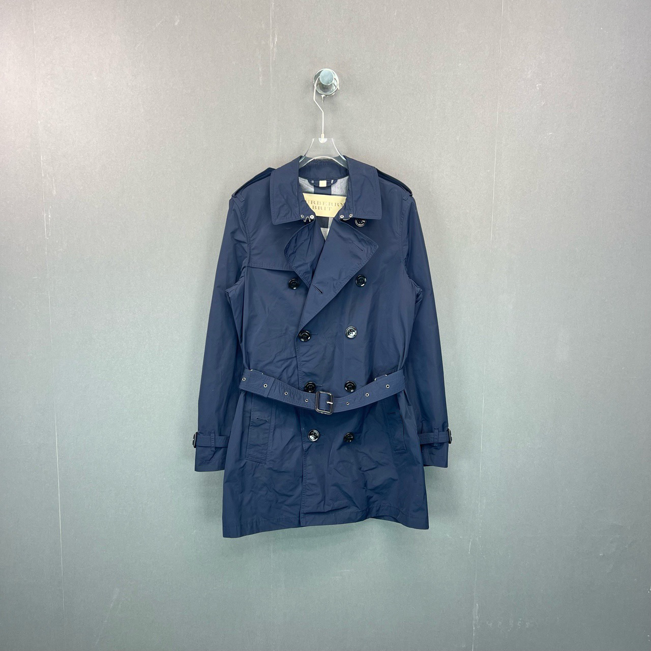 全新未使用 BURBERRY/博柏利 S码/双排扣中复古风衣/8204847