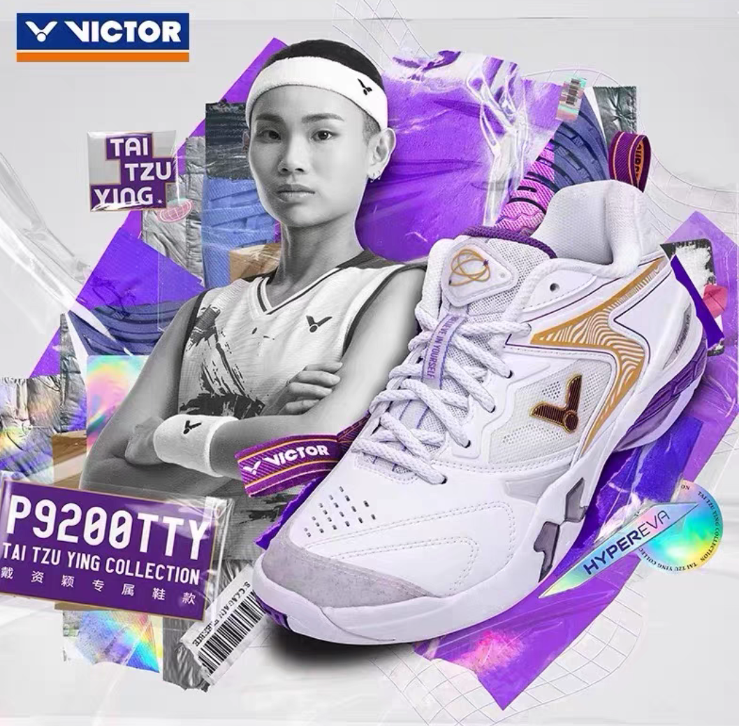 胜利羽毛球鞋VICTOR威克多胜利9200TTY新色缓震比赛鞋轻便耐磨