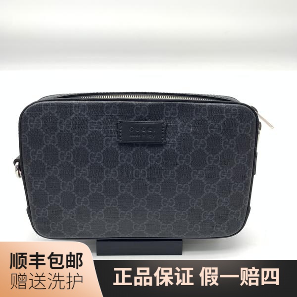 95新 GUCCI/古驰 古驰黑老花手拿包/10017122手拿包男包手包 经典