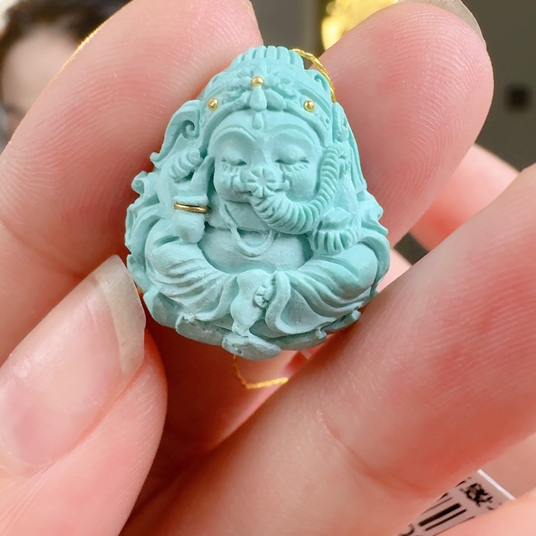 绿松石珠宝奇石未镶嵌