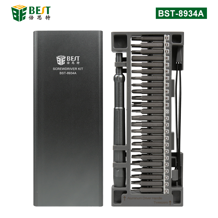 倍思特精密电脑螺丝批工具套装螺丝刀套装五金工具手自一体拆机