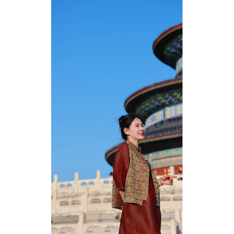 【抖音专属】山野-连衣裙（24707610-椒褐）