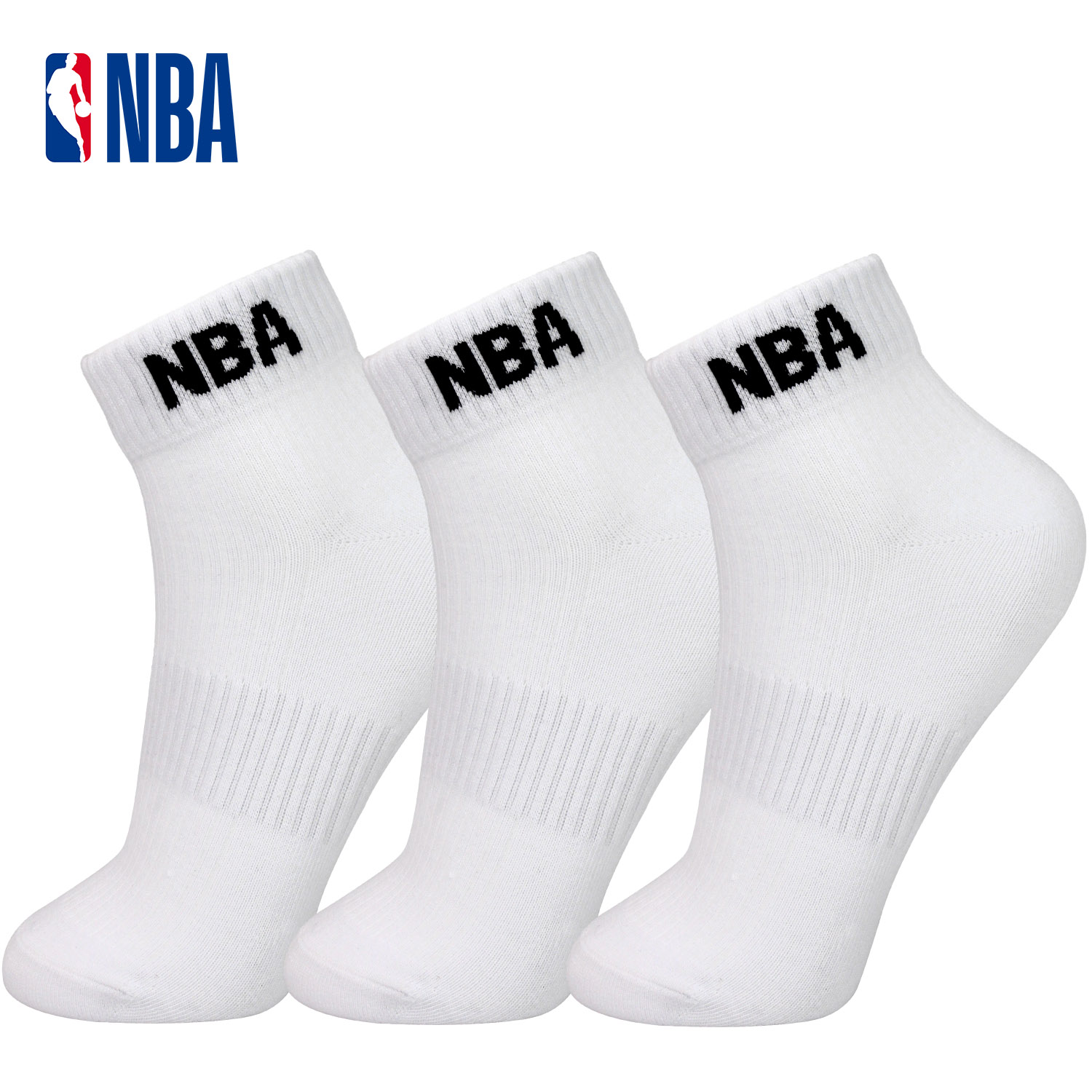 NBA短袜男士薄款低帮棉袜吸汗透气跑步袜短筒休闲运动篮球袜船袜