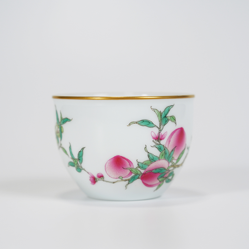 【墨舍名窑】徐窑九桃缸杯（xuyao84）