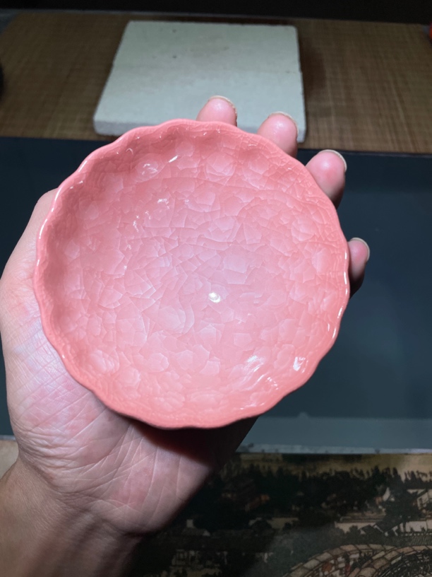 粉冰葵口主人杯10