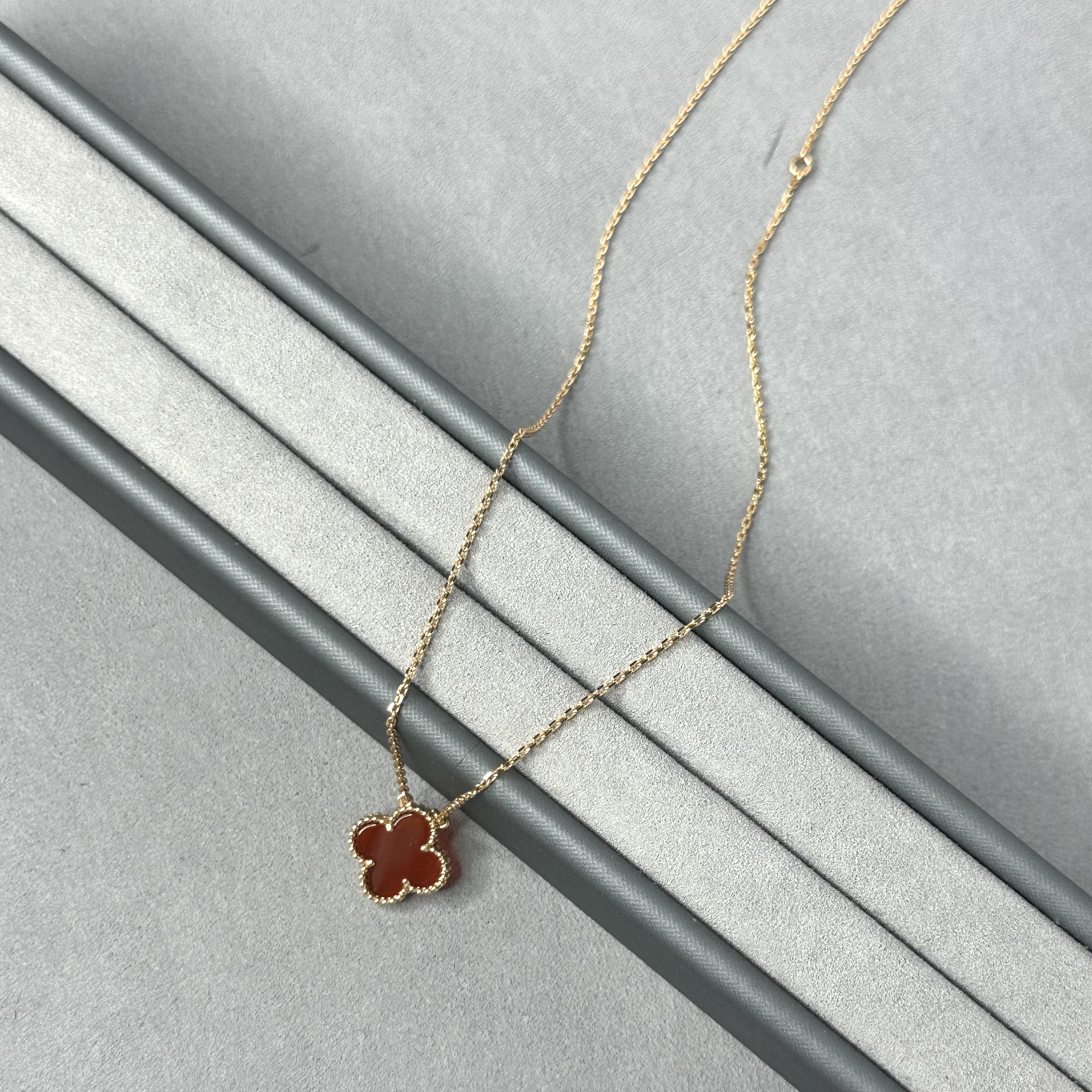 合金项链 原创设计气质百搭繁花项链