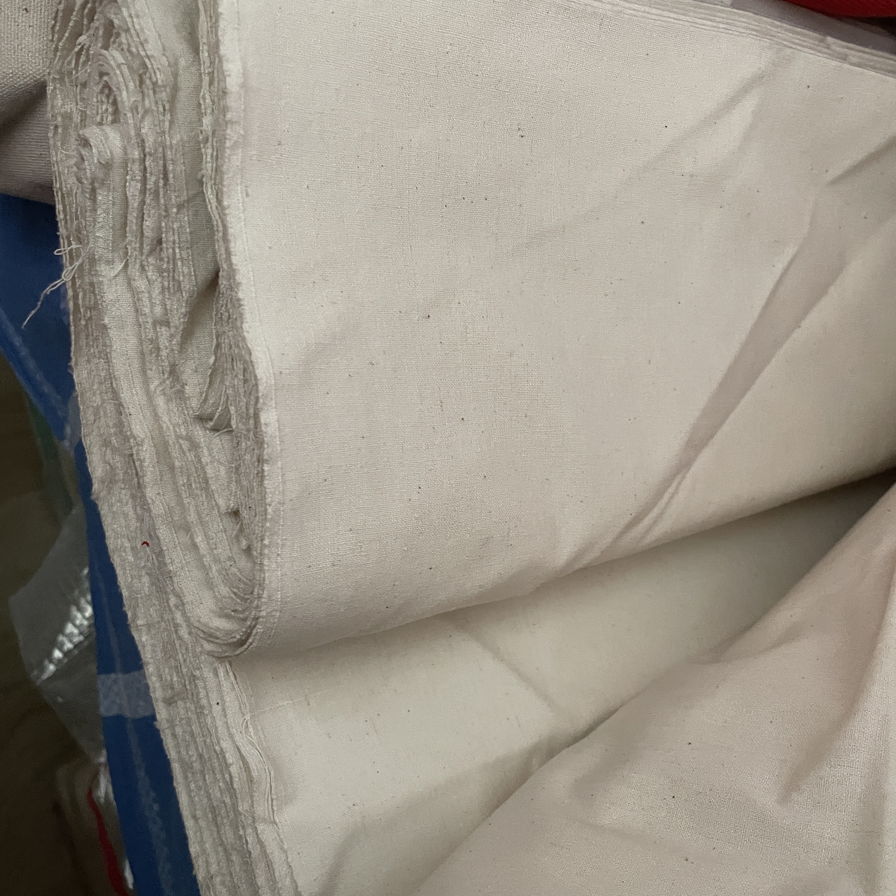 纯棉白粗布细布手工摸褙辅料
