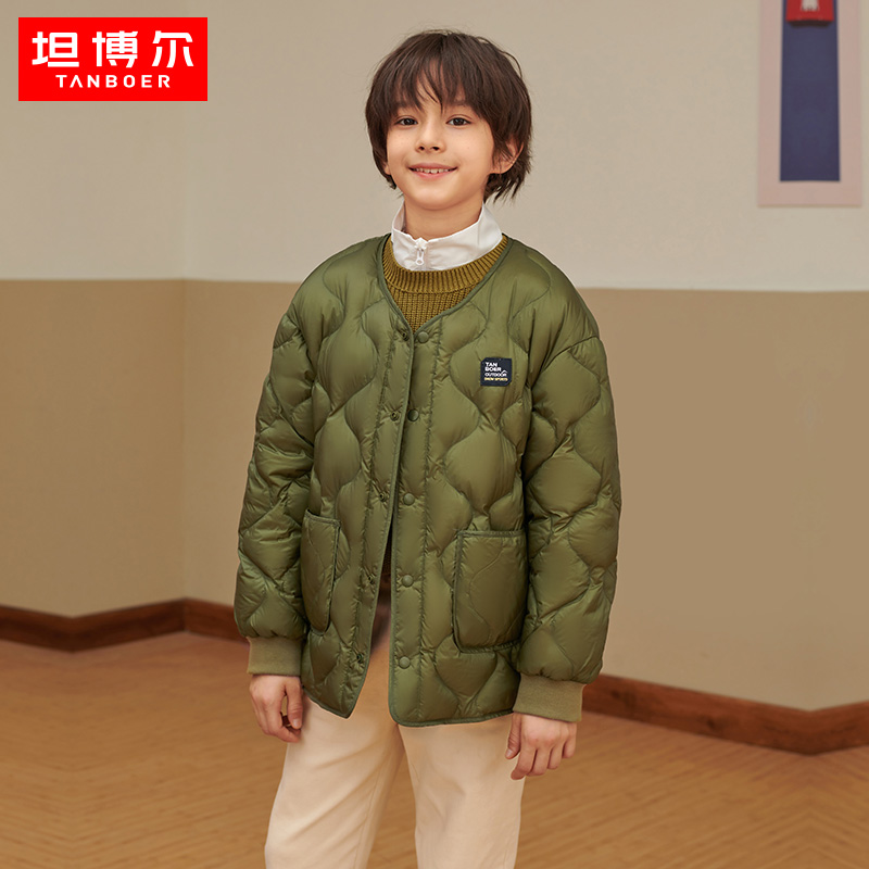 TANBOER/坦博尔大童羽绒服内胆经典百搭冬季轻薄保暖外套TC336201