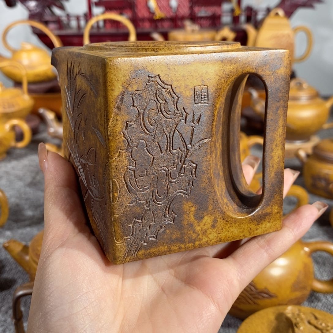 紫砂茶壶豆*，全手工制作