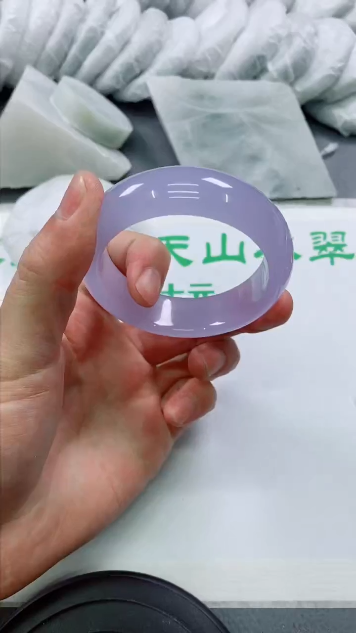 【闪购商品】石英质玉手镯未镶嵌Q12-55-56
