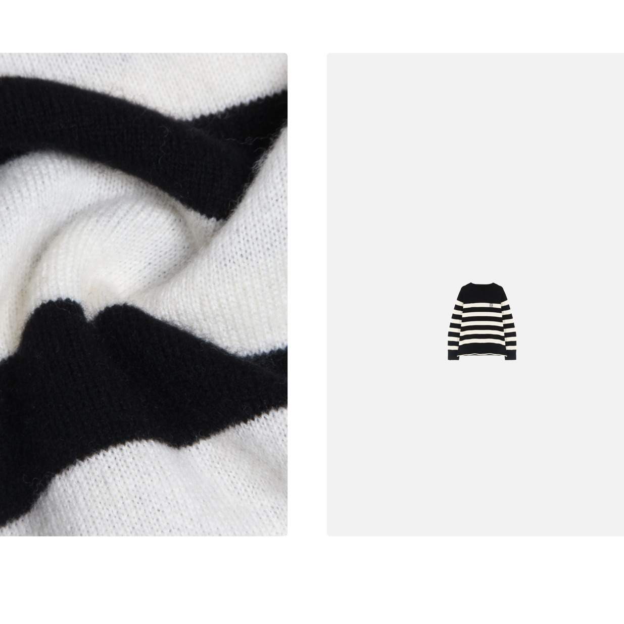 凯特丝蓓072#两色！春秋螺纹圆领撞色条纹刺绣休闲针织衫1-1284