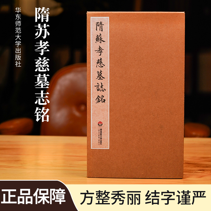 【隋苏孝慈墓志铭】书法毛笔临摹鉴赏字帖华东师范大学出版