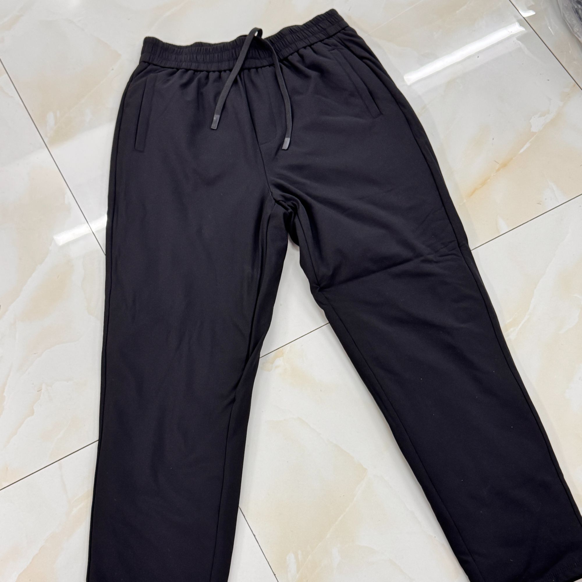 外穿男款时尚羽绒裤加厚冬季裤子男士保暖秋冬休闲裤黑色弹力正品