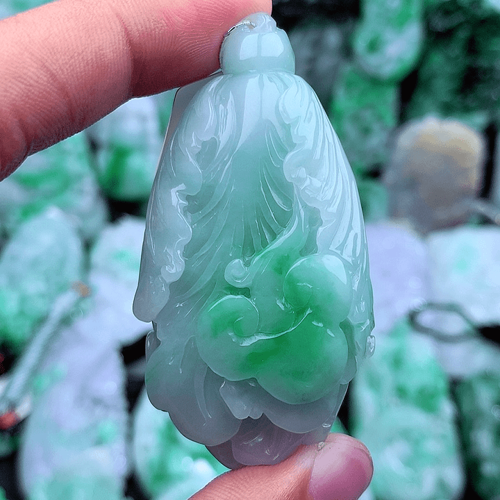 天然翡翠A货白菜 ss