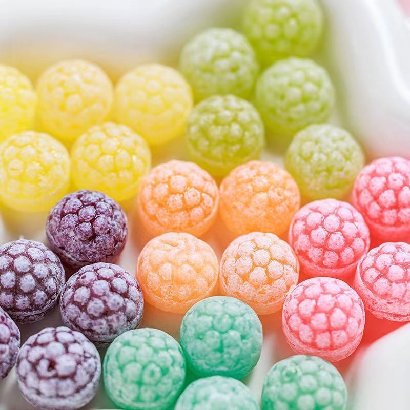 【喜糖年货】六色花瓣水果硬糖高颜值水果糖儿童零食少女心清甜糖