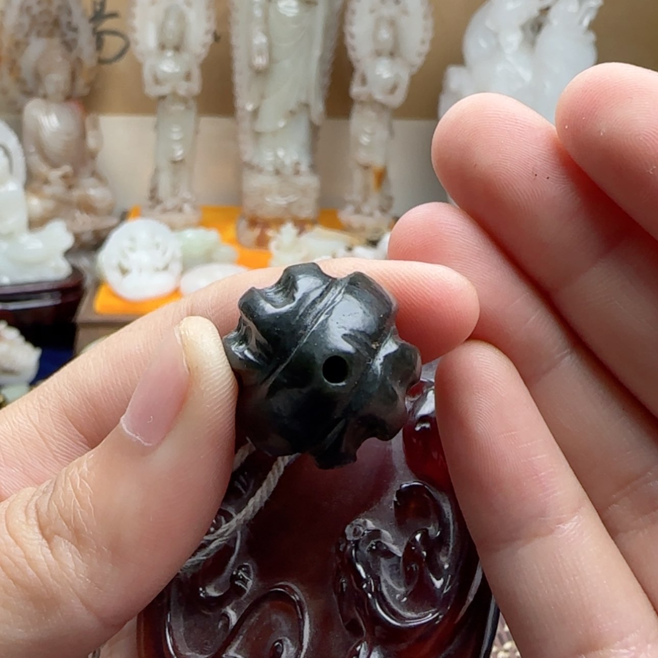 【闪购商品】和田玉（糖玉）挂件未镶嵌用****9