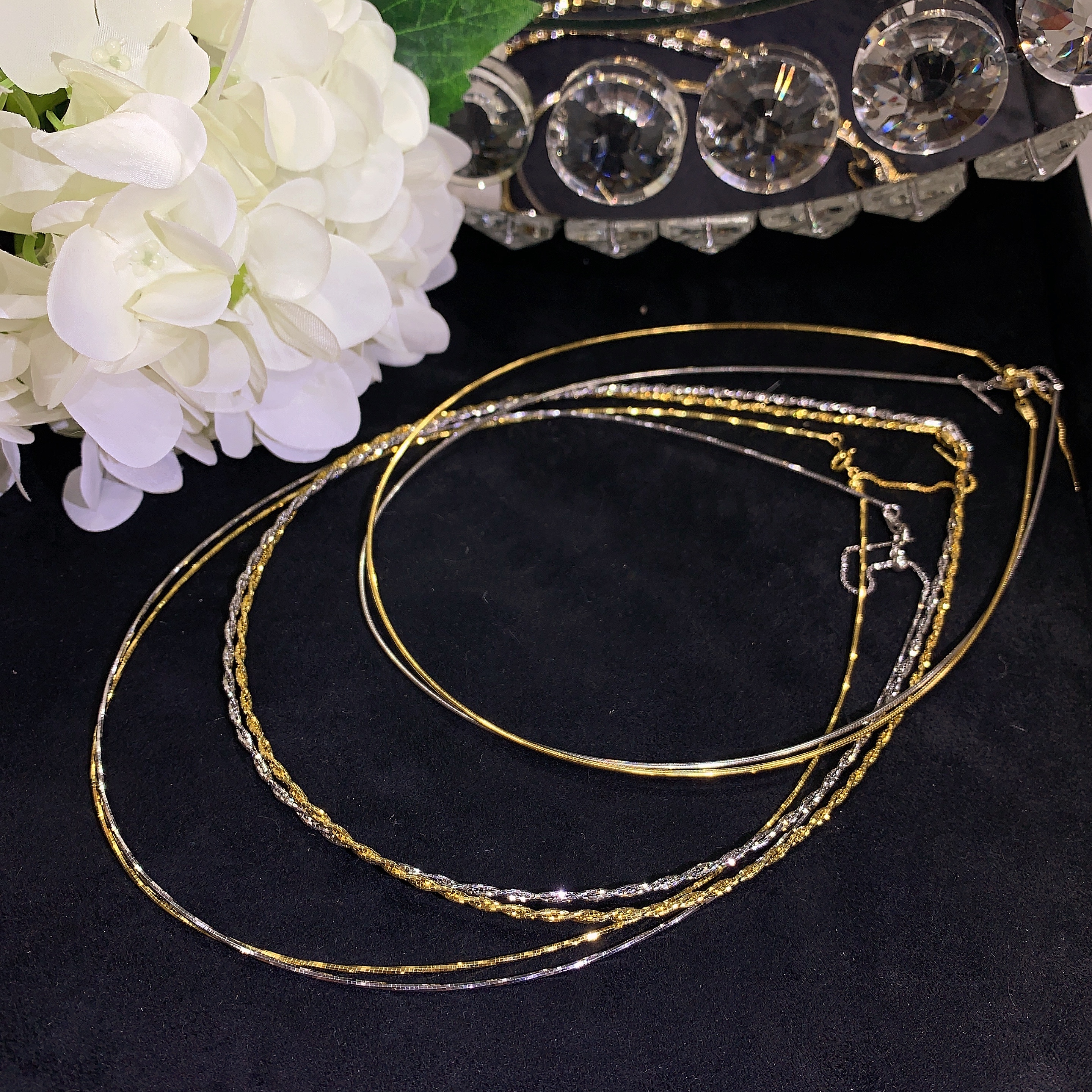 链子925银 新款意大利工艺可调节延长链项圈时尚百搭珠宝吊坠配链